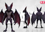create 3d low poly character models with rigging and animation for games